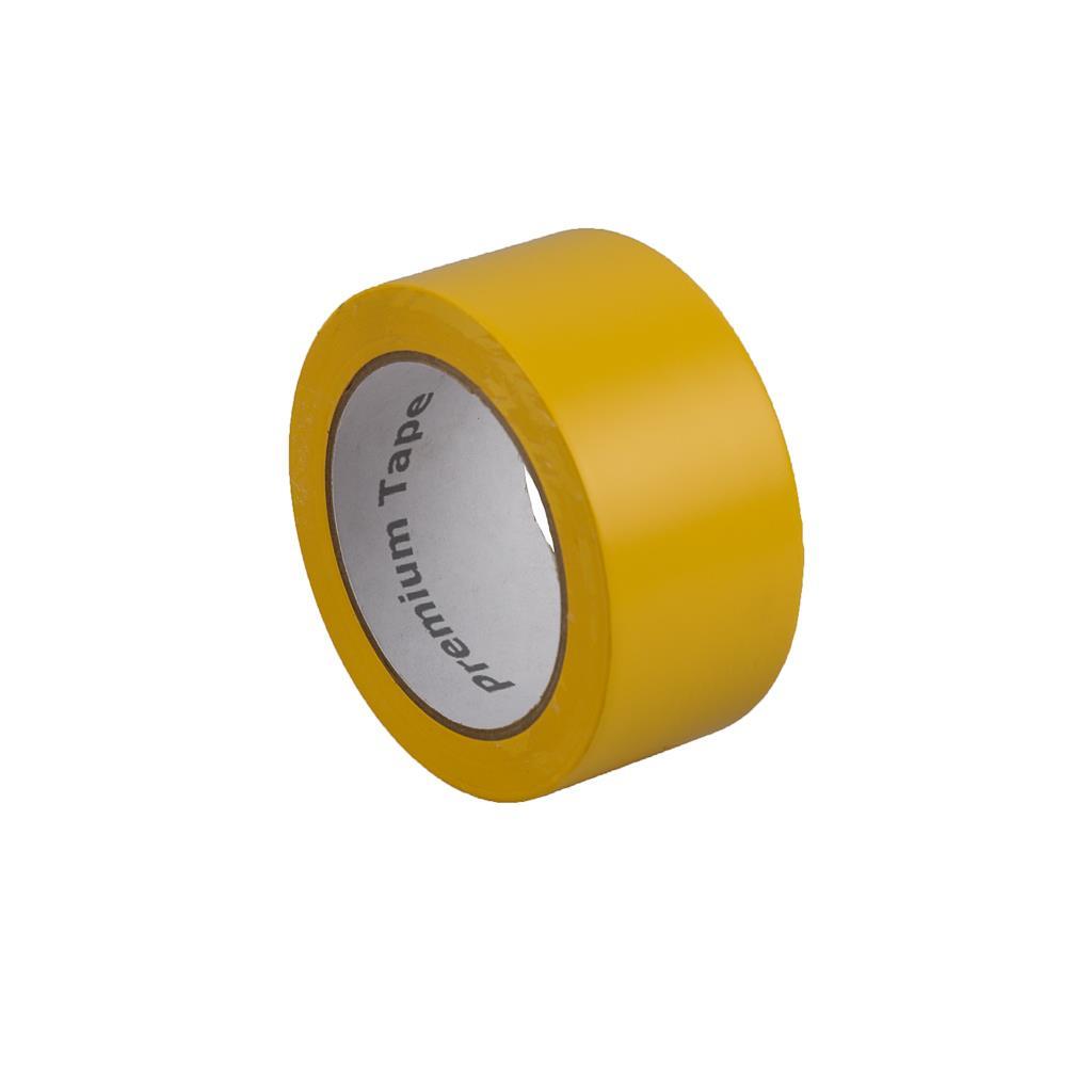 Premium Tape PVC-670 Tanzbodenband 50mm x 33m gelb matt